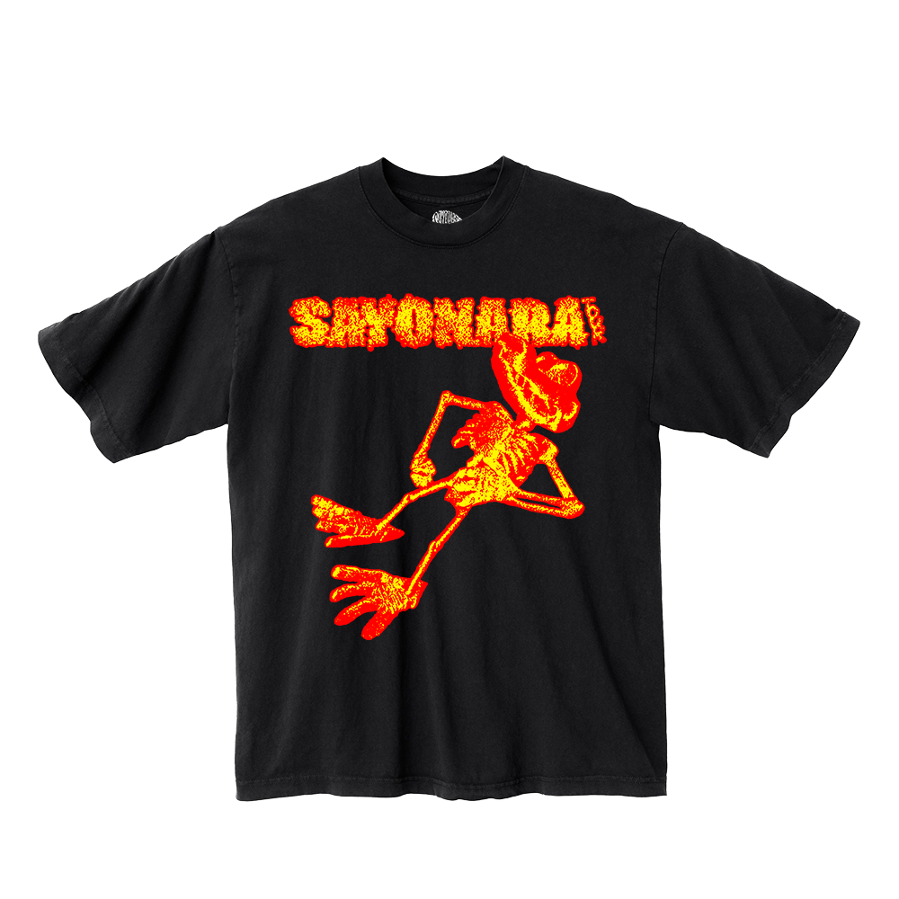 Sayonara Black Tour Tee Front