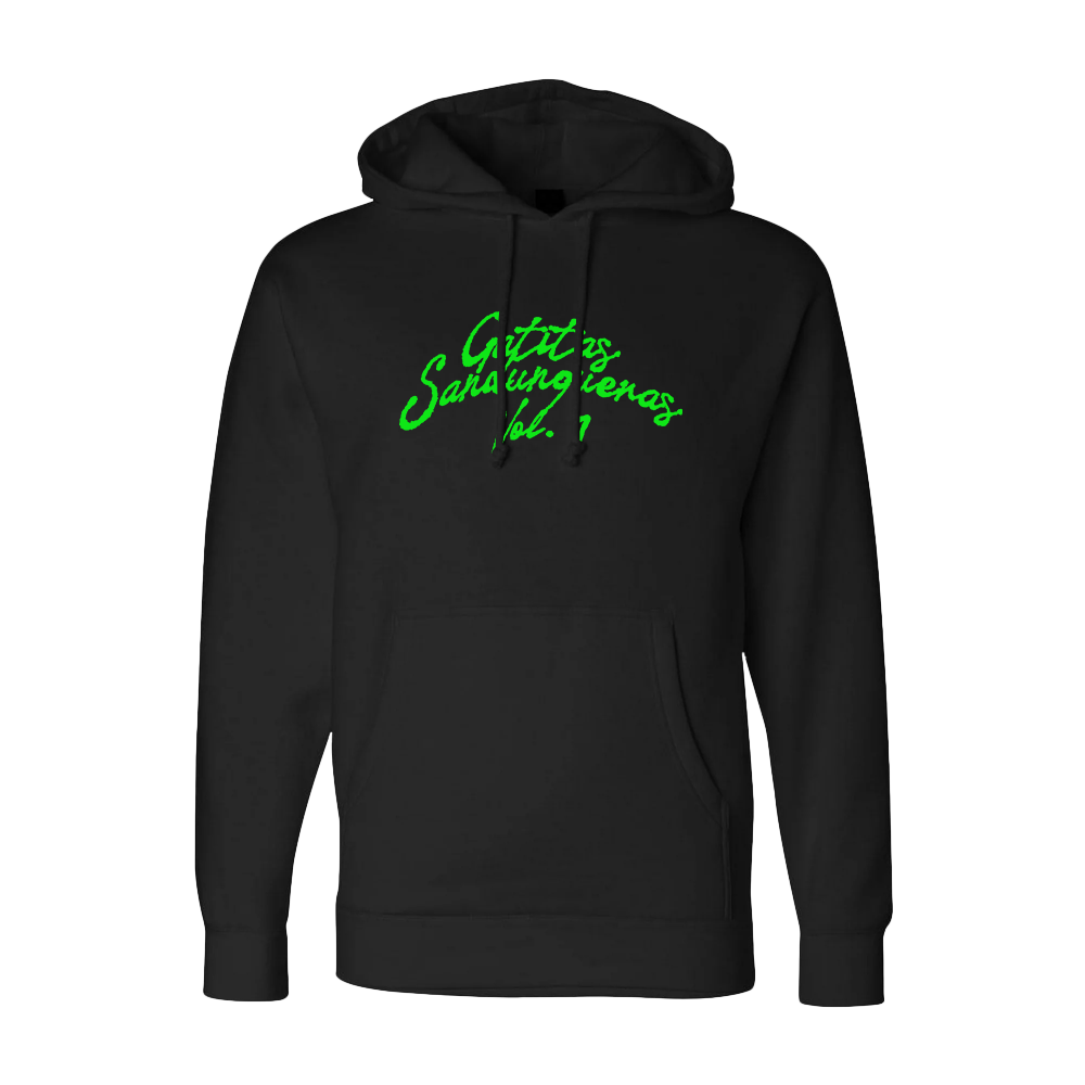 GATITAS SANDUNGUERAS VOL. 1 Black Hoodie Front