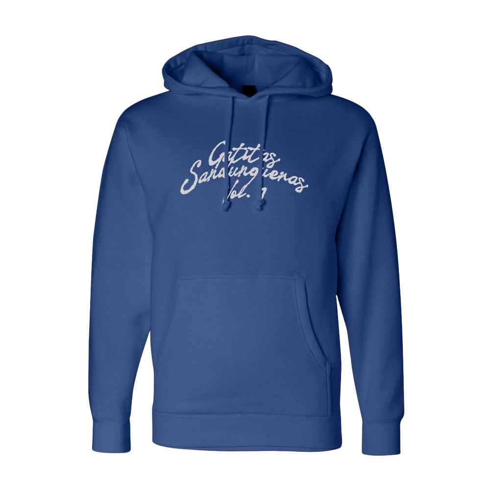 GATITAS SANDUNGUERAS VOL. 1 Blue Hoodie Front