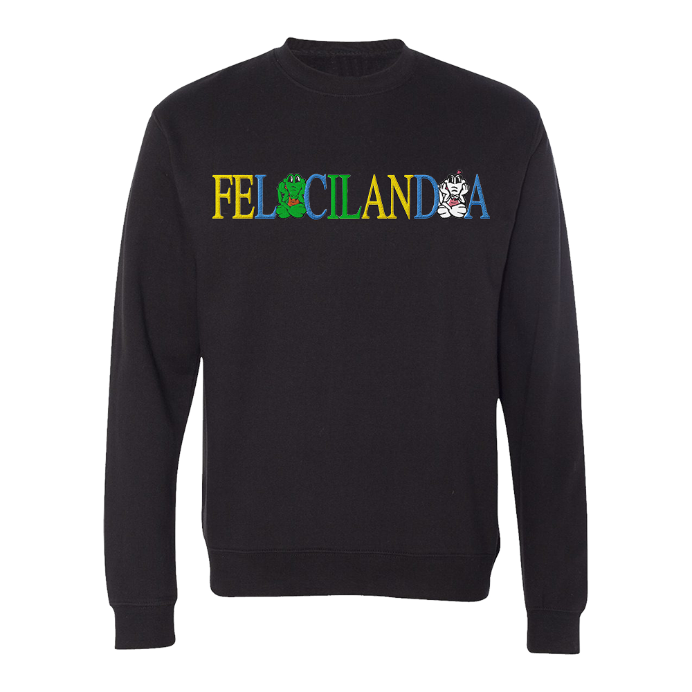 Felicilandia 3 Year Anniversary Black Crewneck