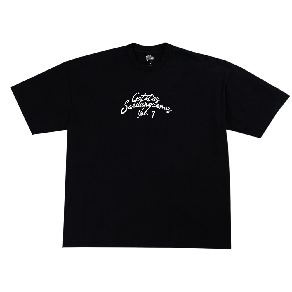 GATITAS SANDUNGUERAS VOL. 1 Black Tee Front